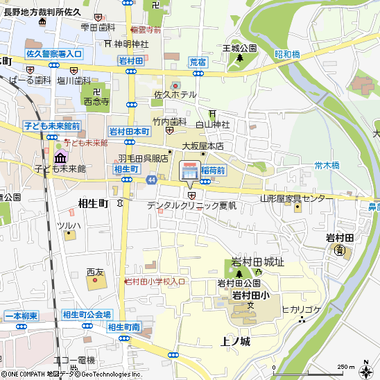 株式会社　森角建材店付近の地図